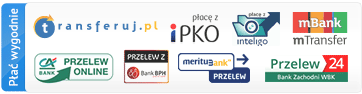 Płać wygodnie online przez Transferuj.pl