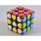 YJ Love - Kostka 3x3 - Serduszka - Transparent / czarna
