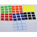 Naklejki na kostkę rubika  3x3 "Z-Stickers" - HB - Half Bright