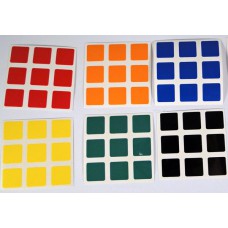 Naklejki "IronMan" na kostkę rubika 3x3 - folia Oracal