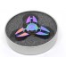 Spiner / Fidget Spinner - "Fangs" (rainbow)